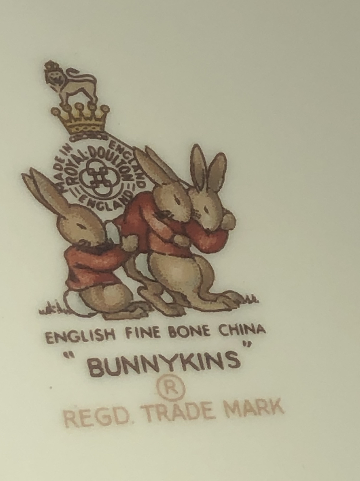 Royal Doulton Bunnykins 3 Piece Set/firm price image indicator(9)