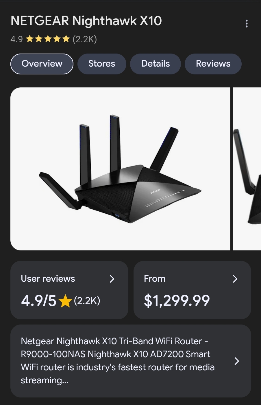 NightHawk R9000 with Plex thumbnail