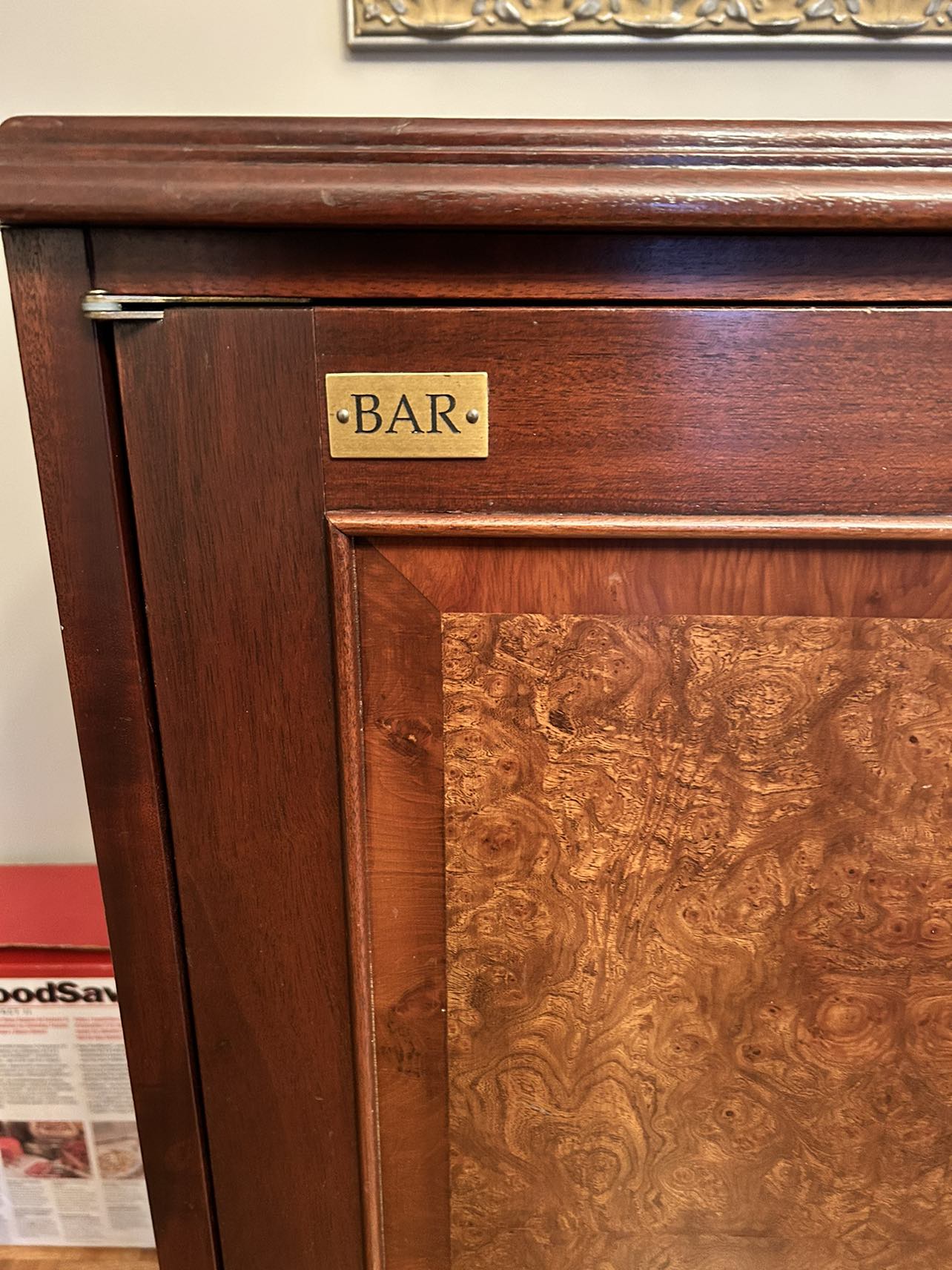 Solid wood bar cabinet. - photo 2