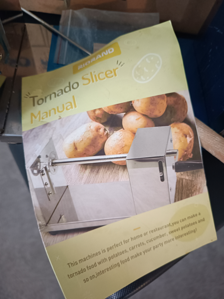 Tornado Slicer or Spiral potato or twisted potato maker - photo 3