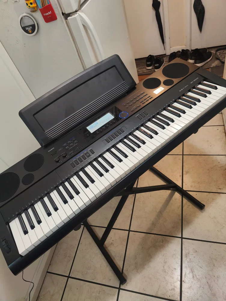 Casio WK-6500, 76 keys piano keyboard/Synthetizer | Karrot CASIO