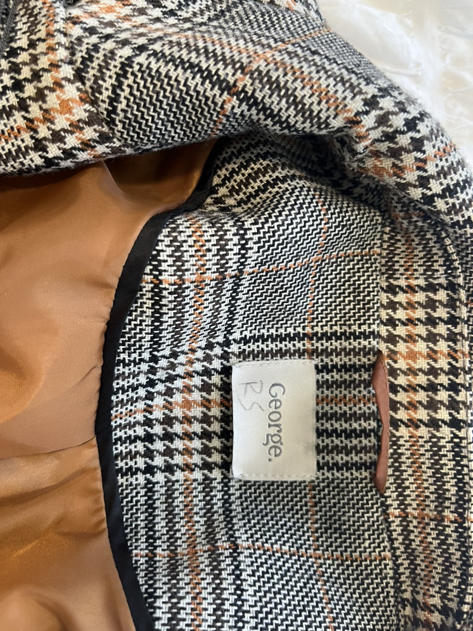 George tweed blazer size medium