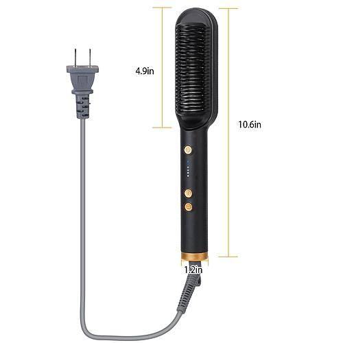 Electric Hair Straightener Brush - photo 4