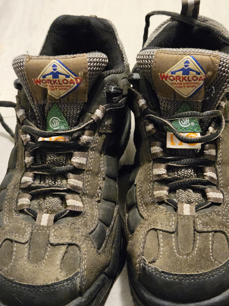 Workload Steel Toe Shoes Size 7 mens