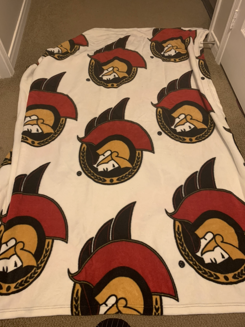 VINTAGE ottawa senators SCARF AND BLANKET NEW WITH TAGS and bag image indicator(4)