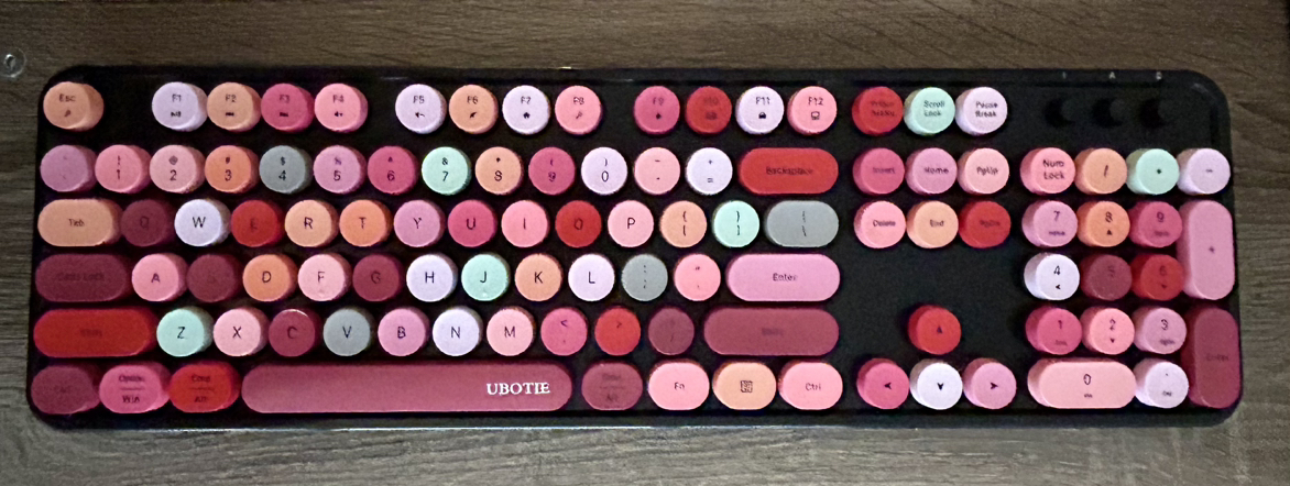 Typewriter keyboard wireless image indicator(2)