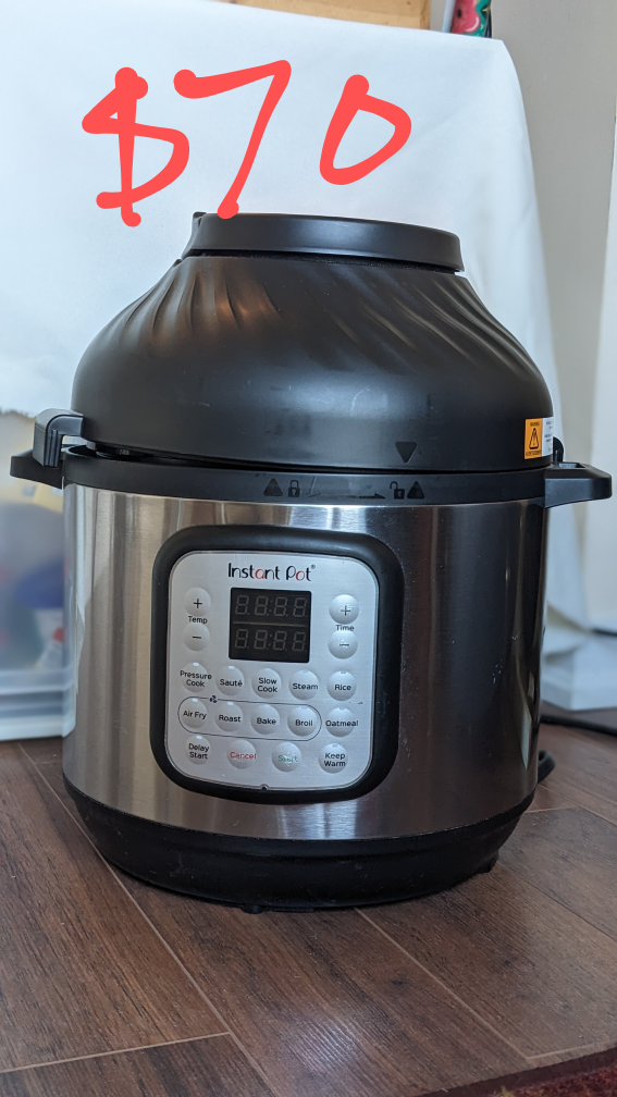 Instant Pot 8QT Crisp™ Multi-Cooker + Air Fryer thumbnail