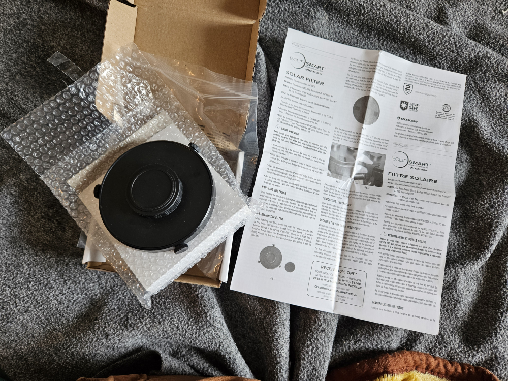 Celestron Solar Filter (read description) - photo 2