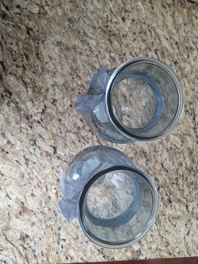 glass flower case #freecycle