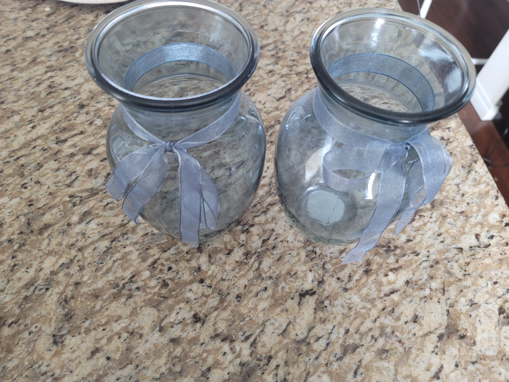 glass flower case #freecycle - photo 2