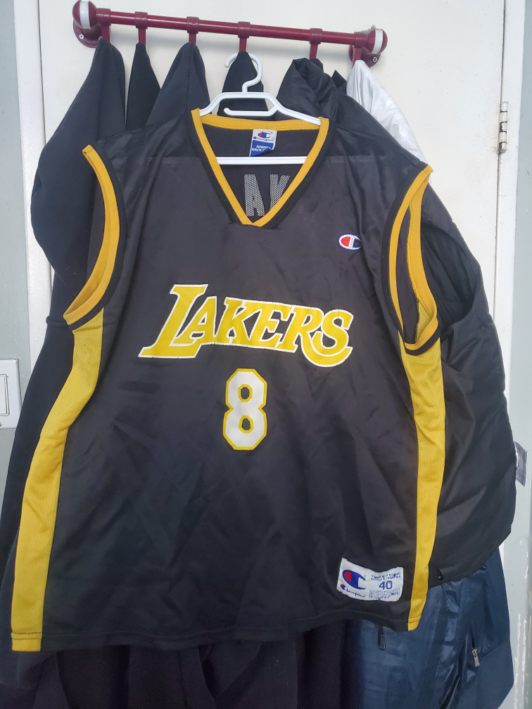 NBA LA Lakers Kobe Bryant Black Gold Large Jersey image indicator(2)