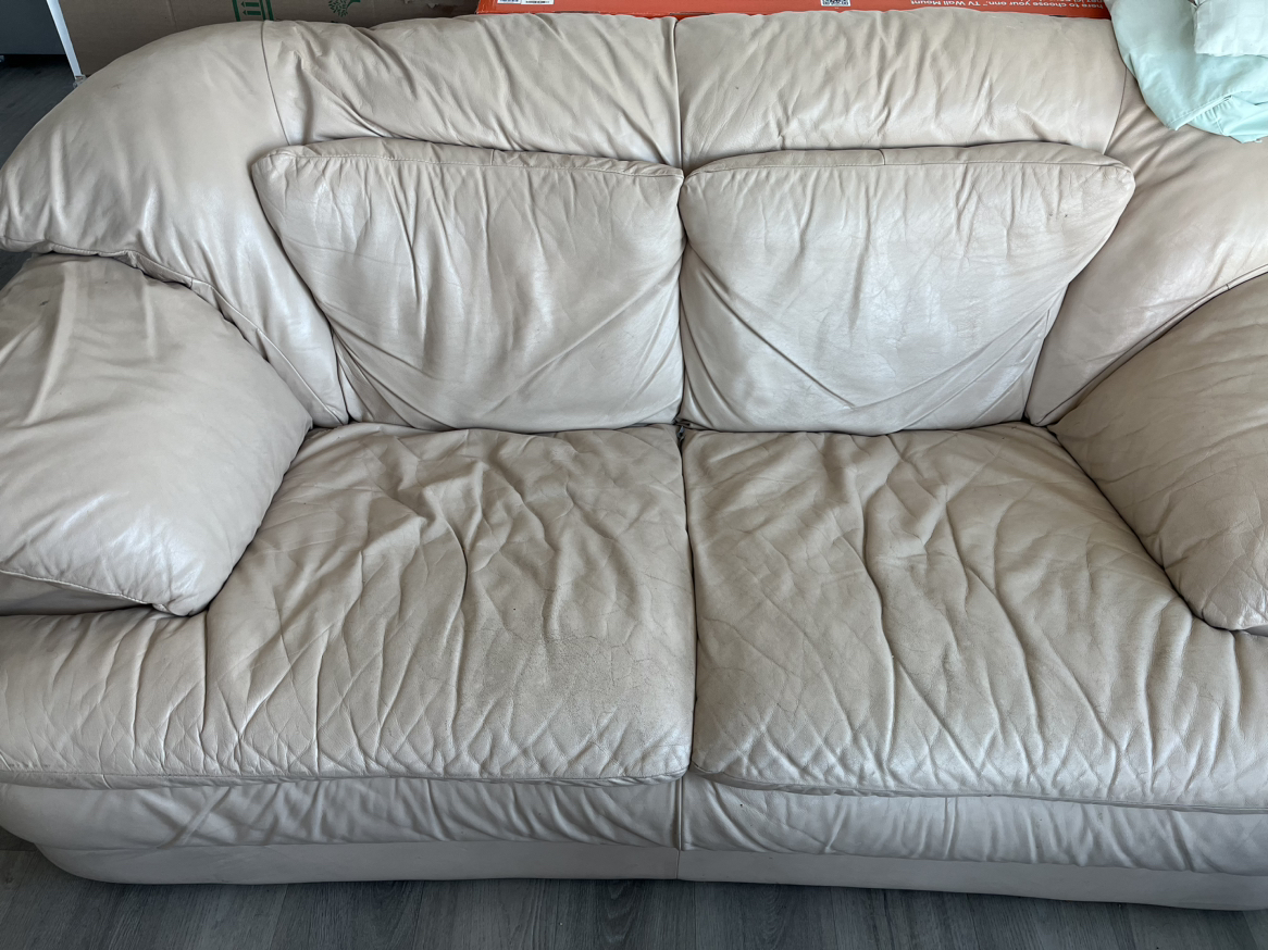 Leather sofa for free