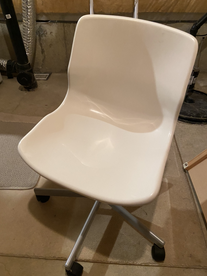 White Ikea Chair thumbnail