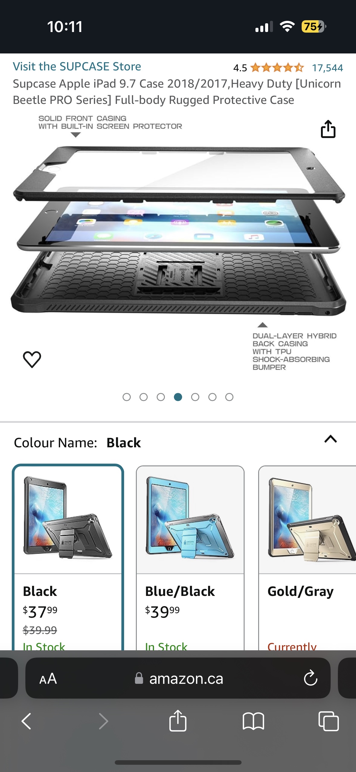 New* Supcase Apple iPad 9.7 Case image indicator(4)