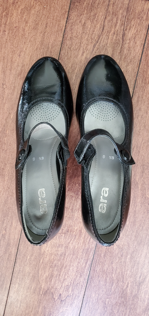 patent leather brand new shoes