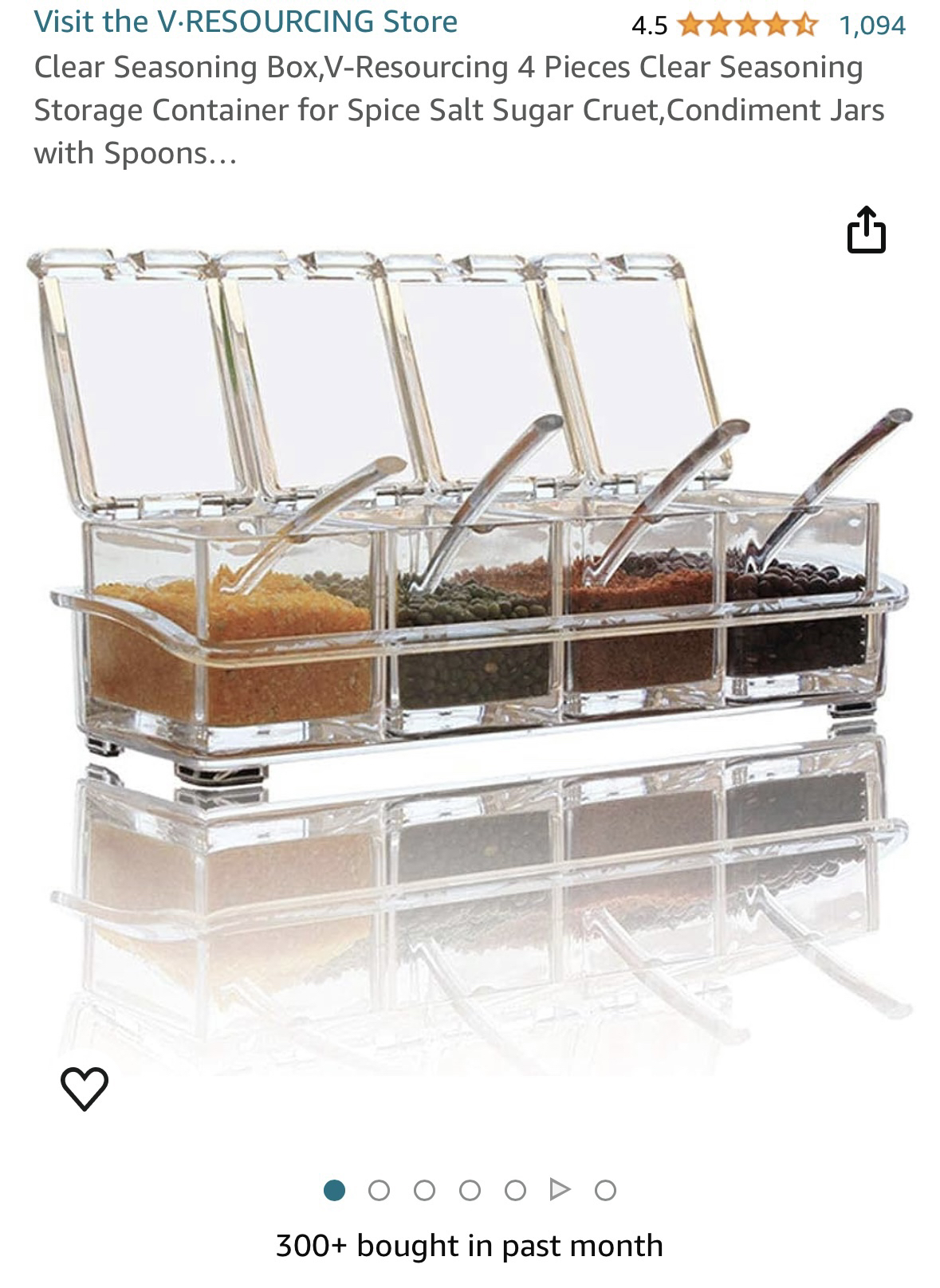 4 piece seasoning box
