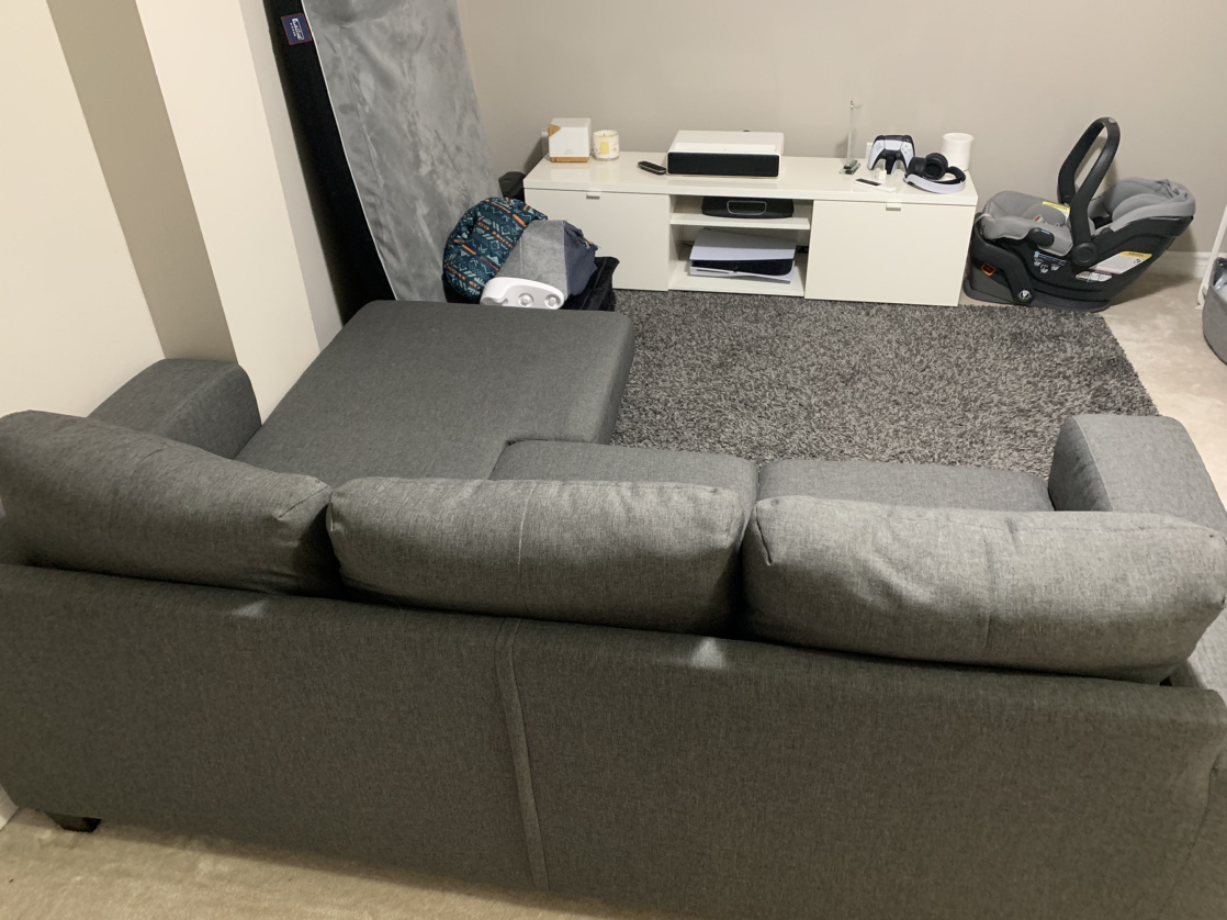Sectional Sofa (Dark Grey) - photo 5