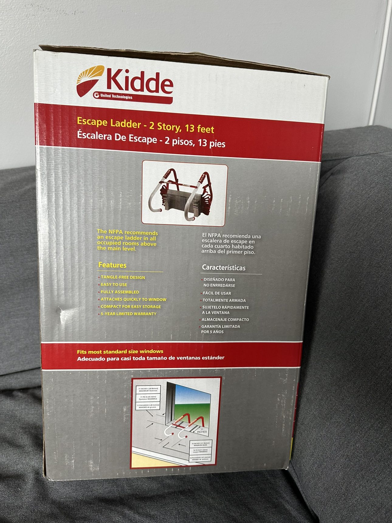 Kidde Escape Ladder- 2 story (13ft)