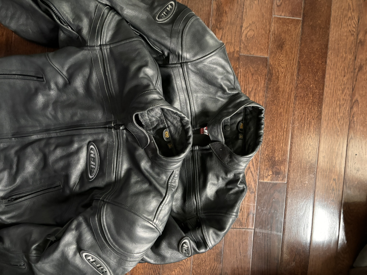 HJC Leather motorcycle jacket women/youth image indicator(7)