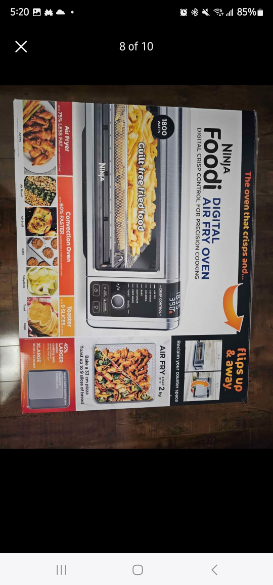 Ninja SP101C, Foodi Digital Air Fry Oven, XL capacity image indicator(7)