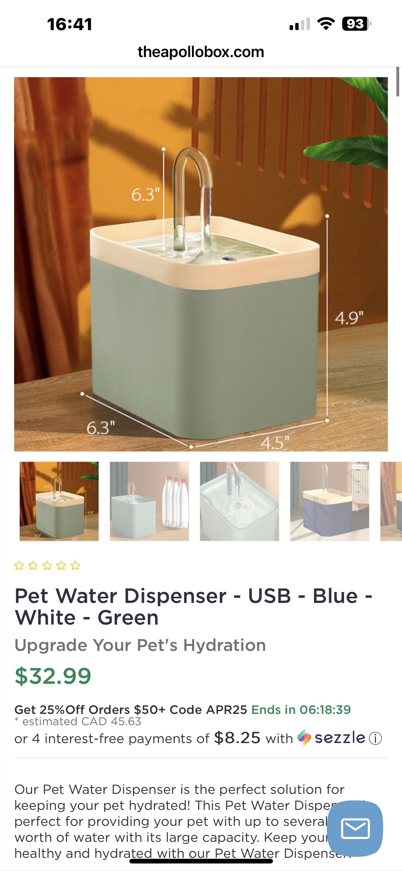 Pet Water Dispenser Auto Filter Electric Mute Cat Drinker 1.5L - photo 4