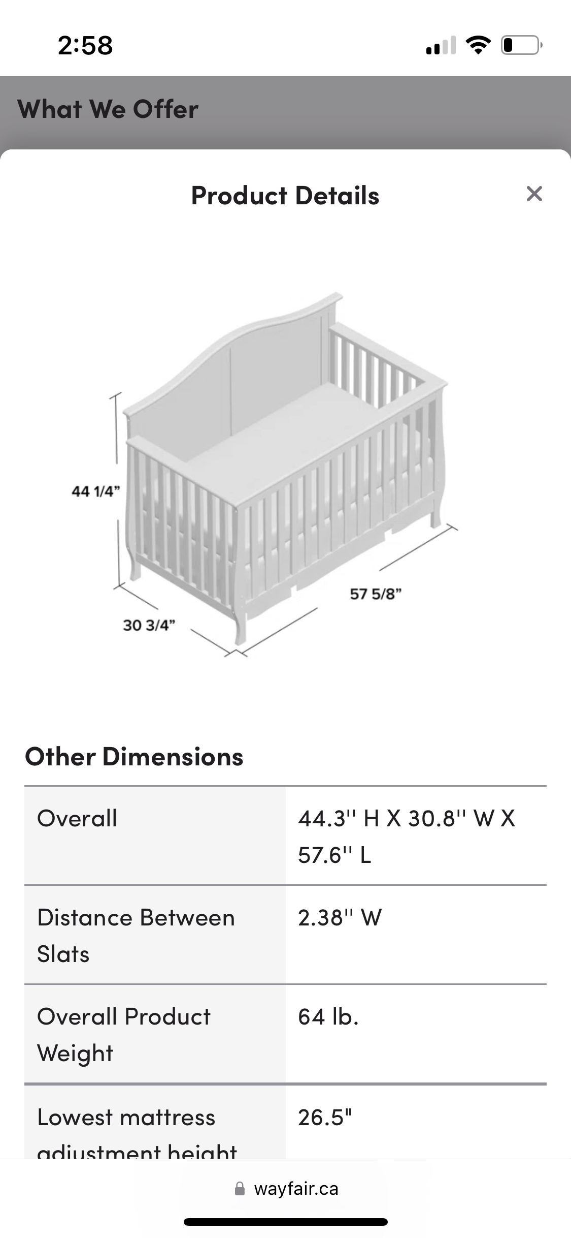 Camden 4-in-1 convertible crib - photo 3
