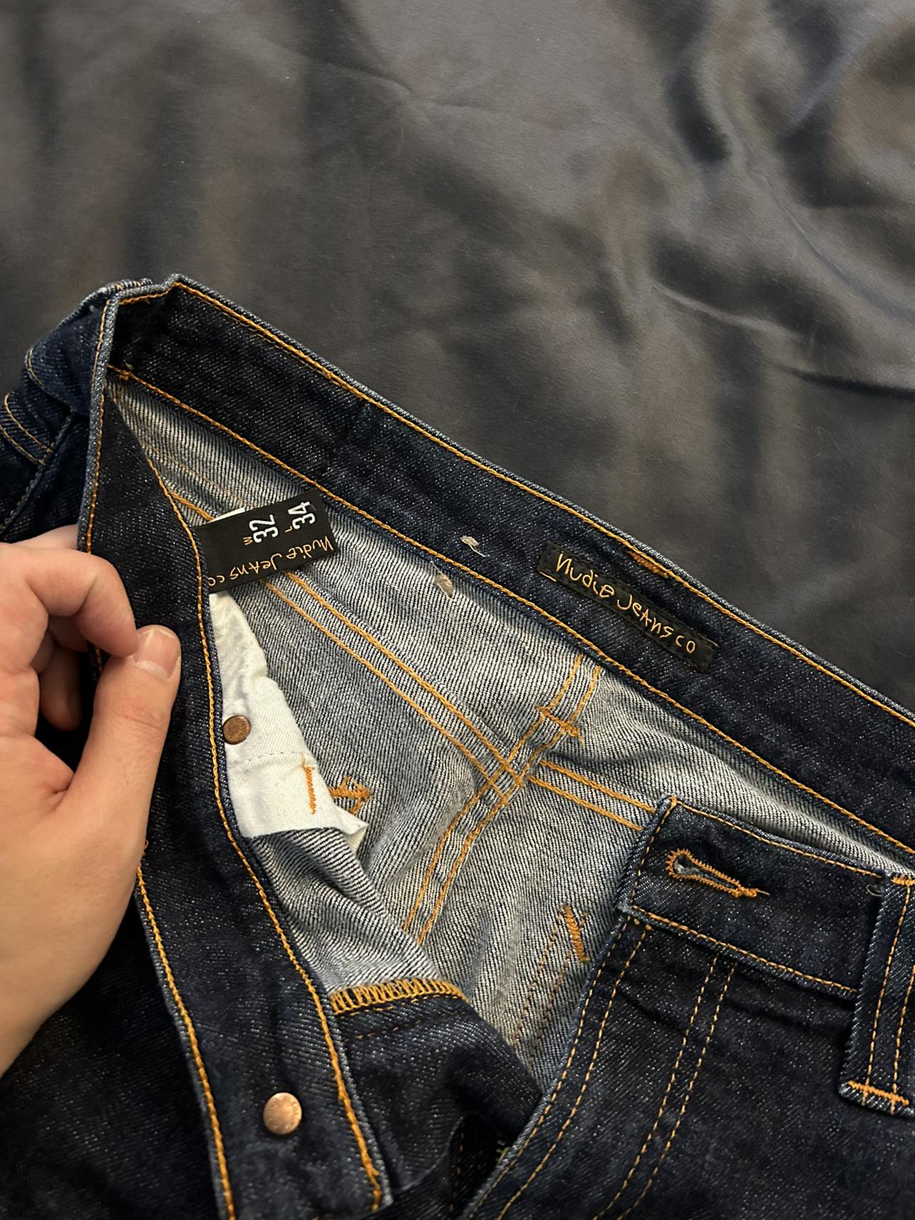 Skinny Nudie Jean size 32 image indicator(2)