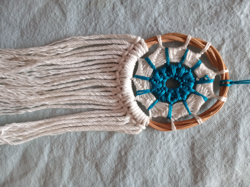 Macrame dreamcatcher