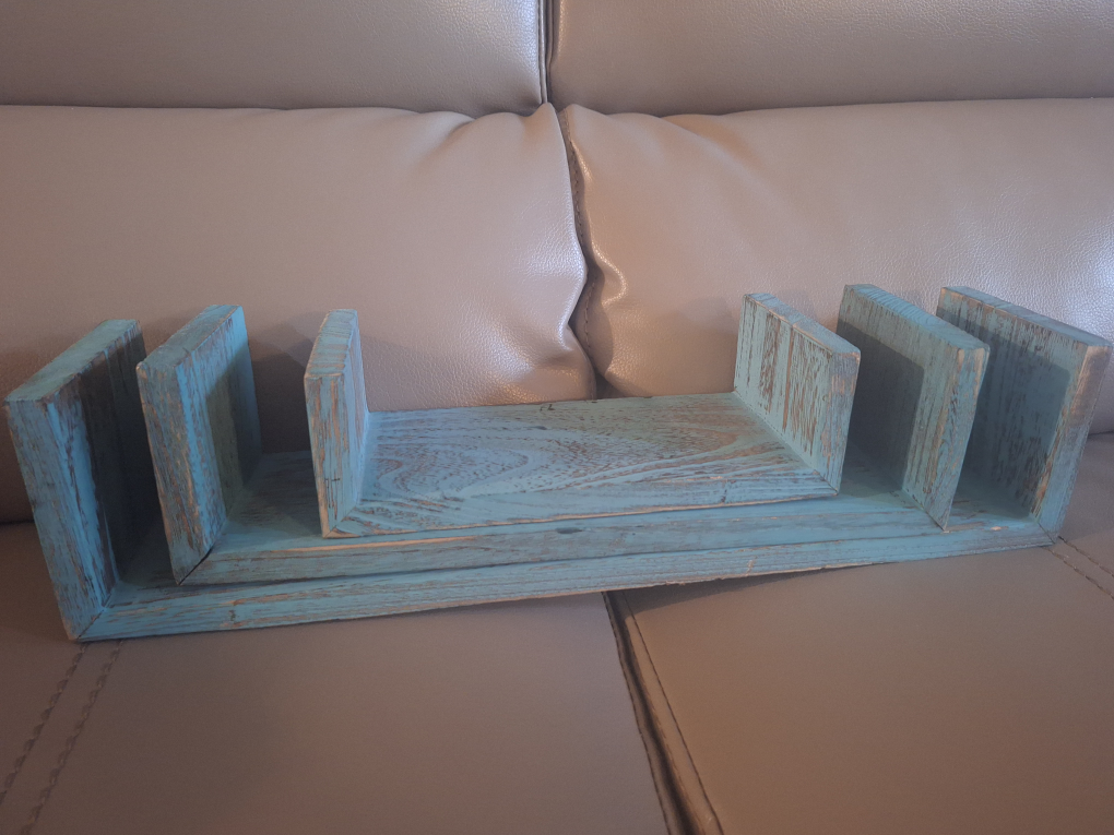 Rustic Blue U Shaped Shelving - photo 2
