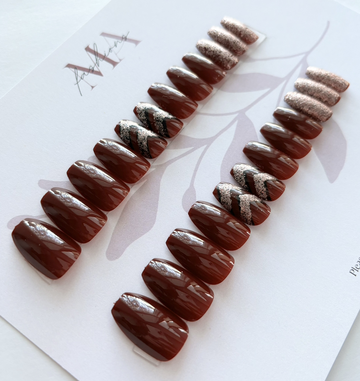 Press on nails (free nail care kit) FREE DELIVERY on 3 sets