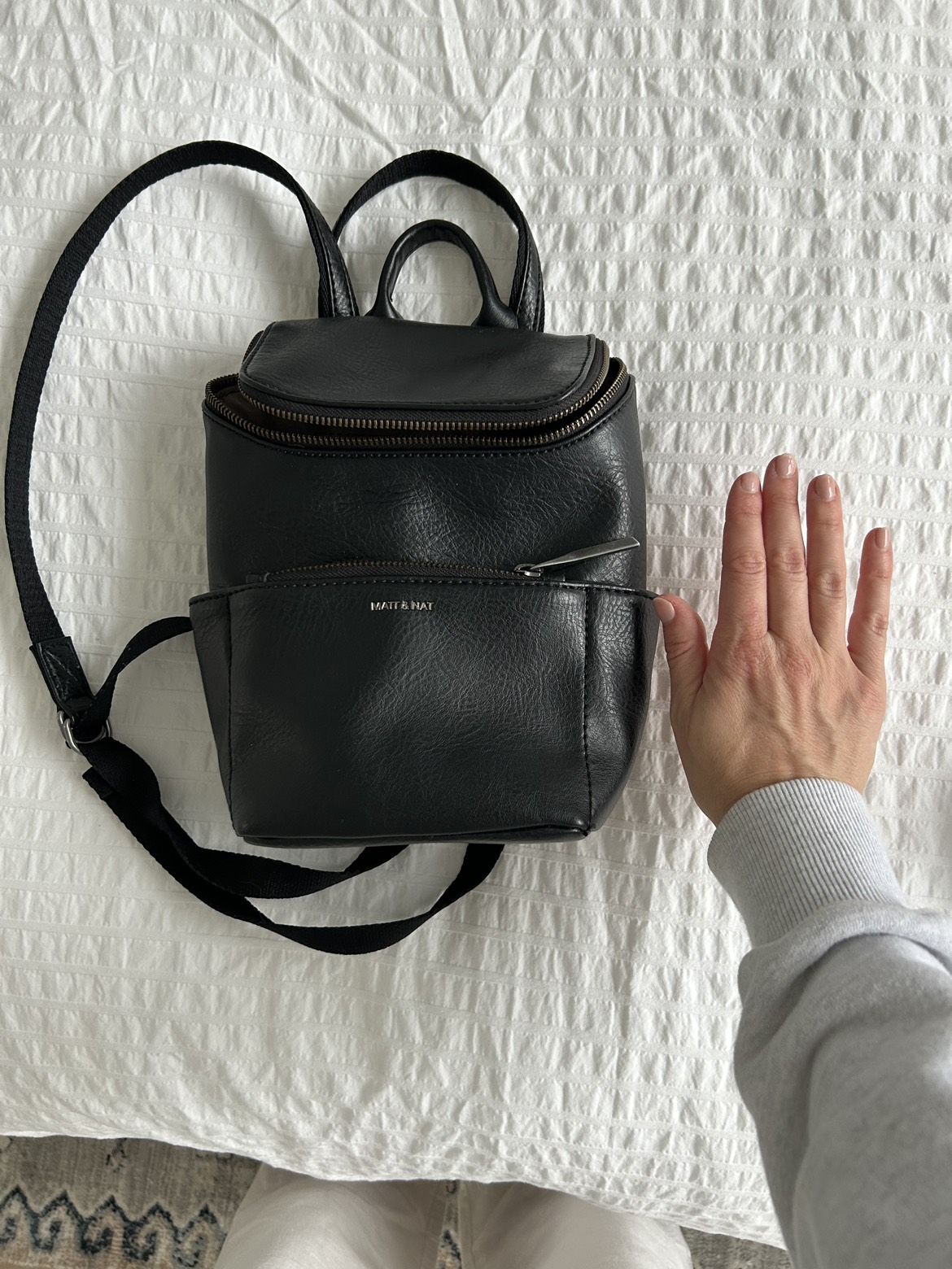Matt and Nat vegan leather cute smaller backpack - photo 5