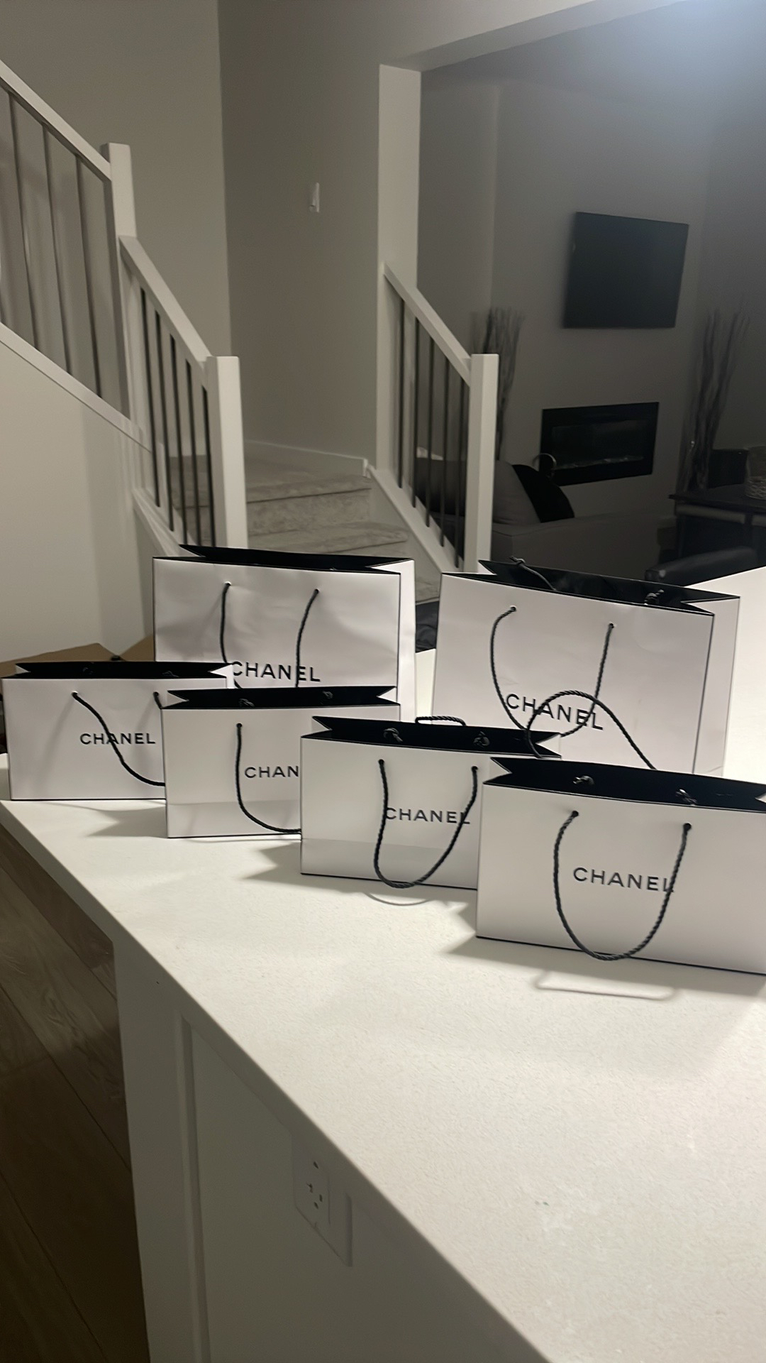 6 Chanel Paper bags