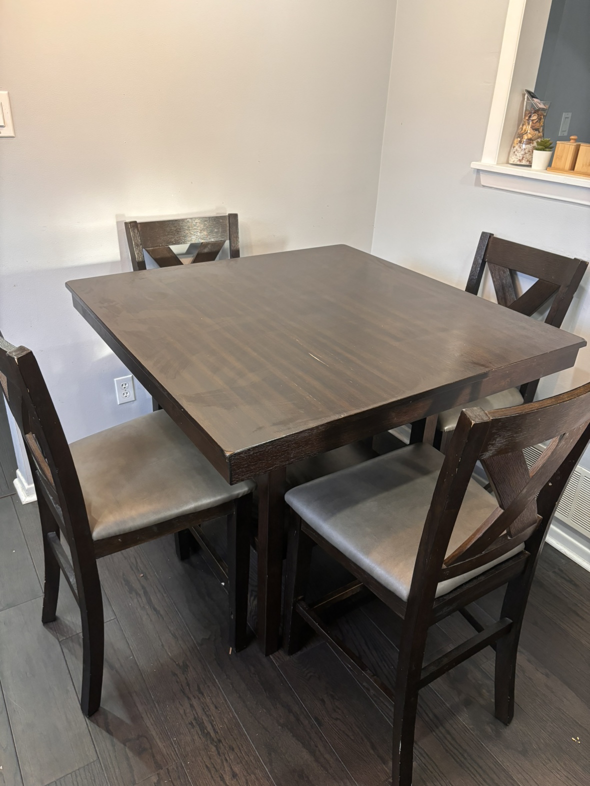High Dinning Table with 4 chairs - photo 5