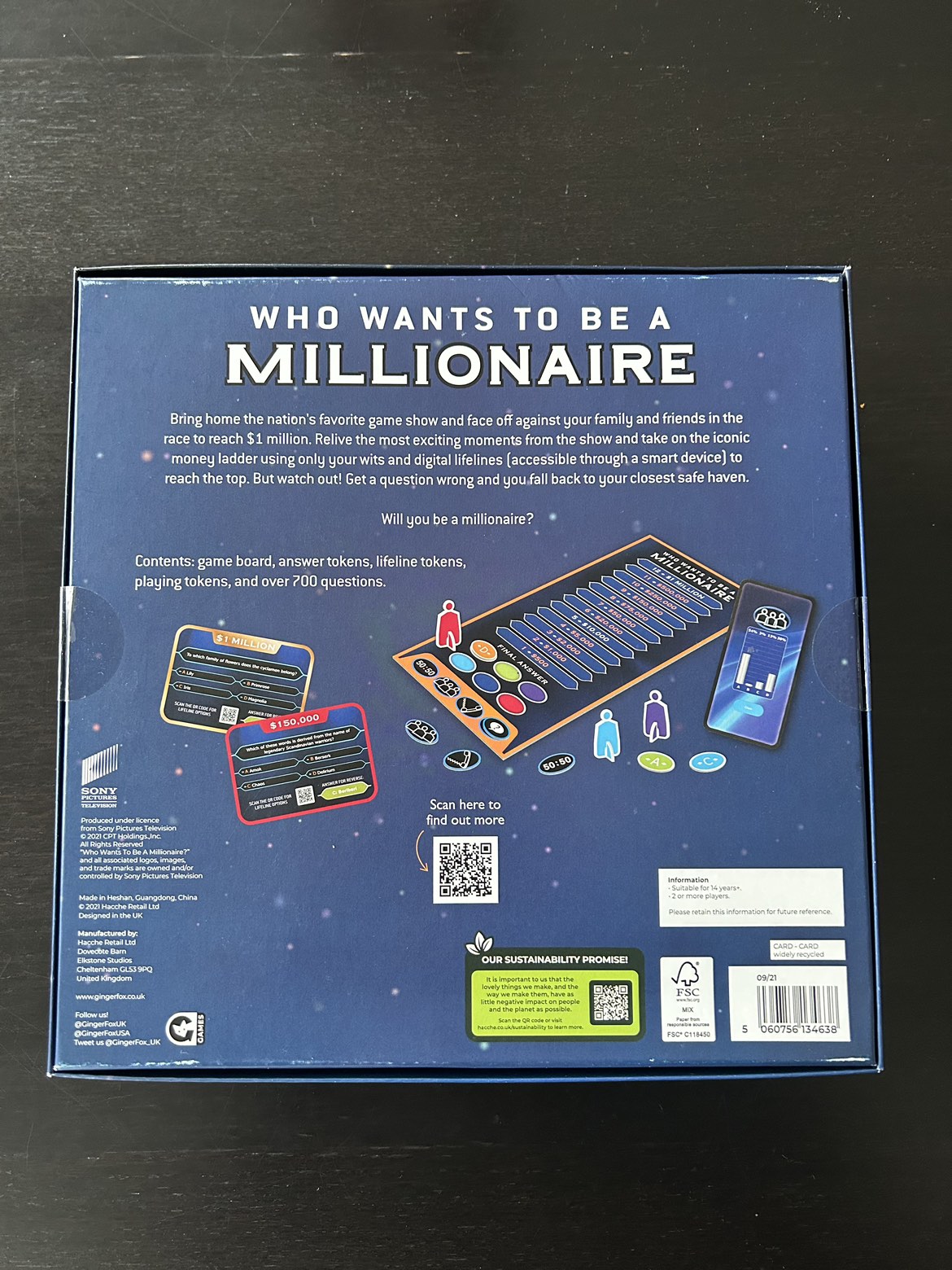 Who wants to be a Millionaire board game image indicator(2)