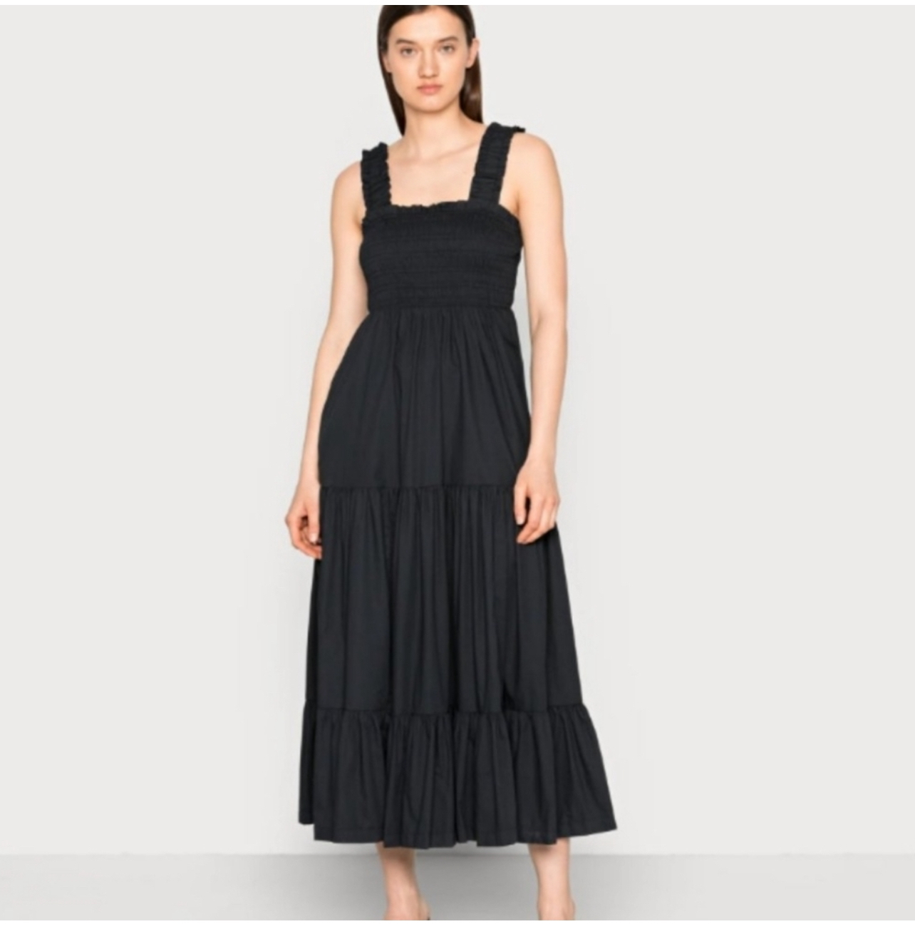 Abercrombie & Fitch Smocked Poplin Maxi Dress (BNWT) image indicator(2)