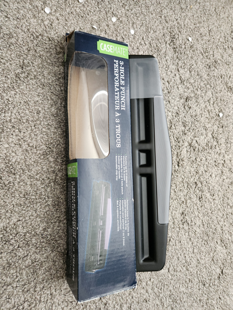 3 hole punch - brand new condition