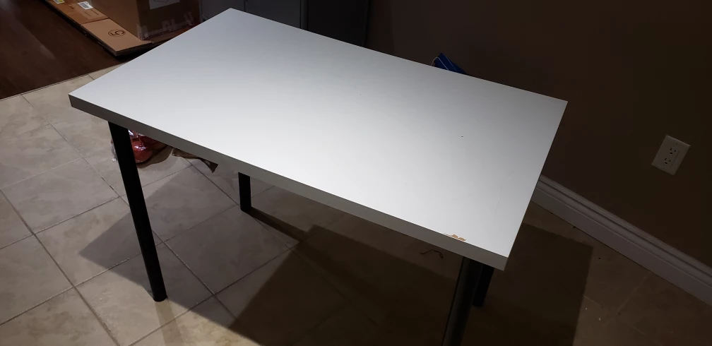 IKEA simple white table - photo 2