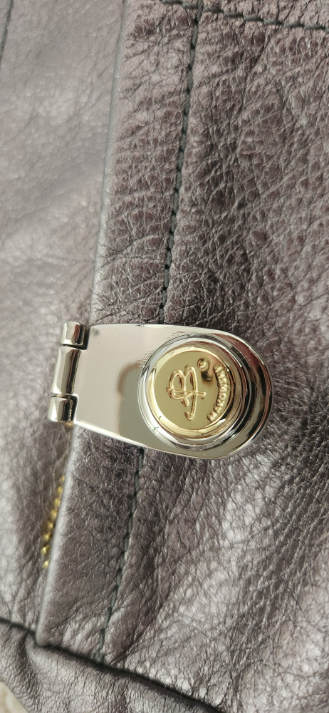 Metallic Leather Shoulder bag image indicator(6)