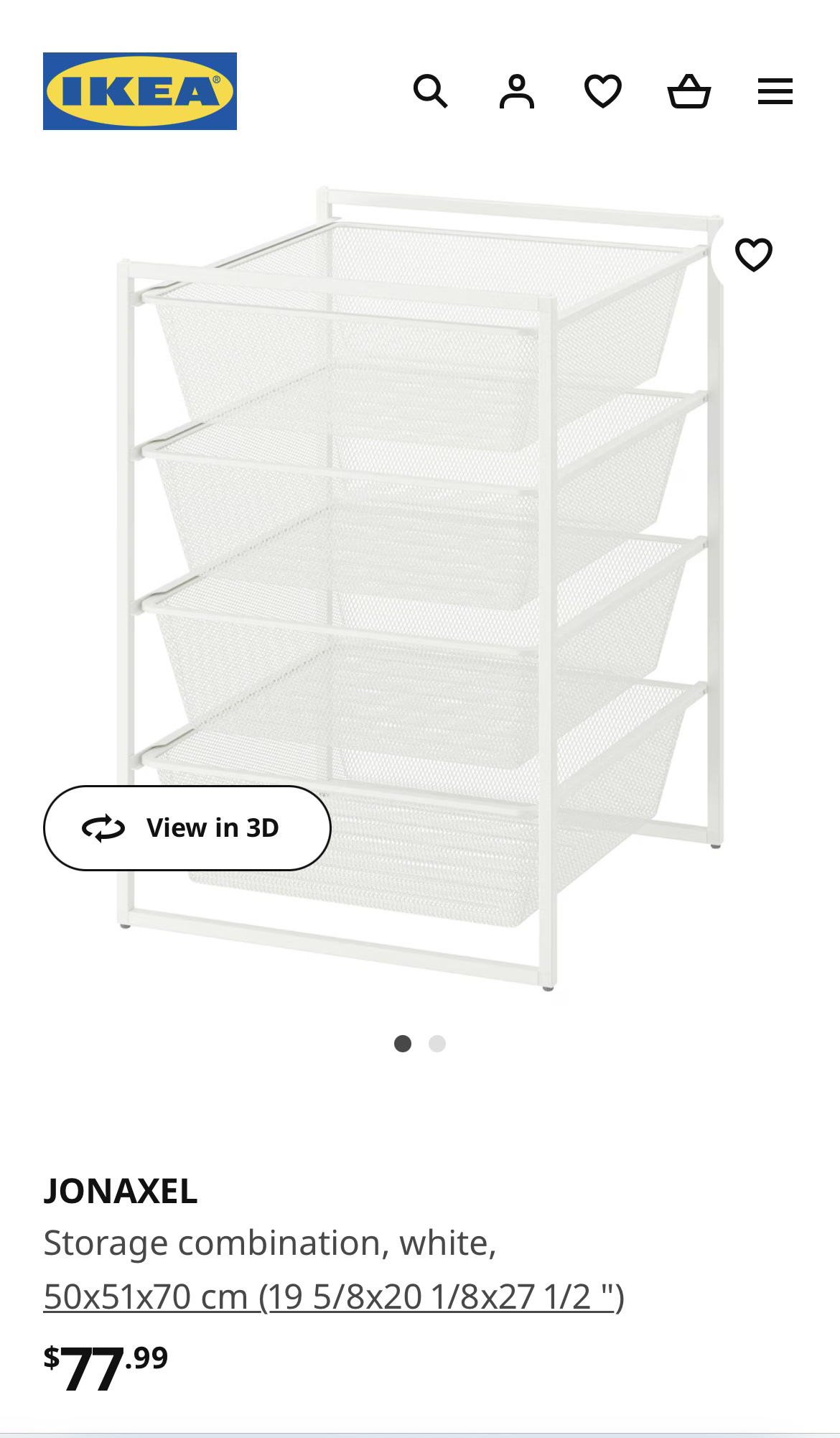 Jonaxel IKEA metal drawers - photo 3