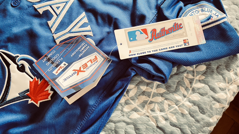 40th Season Blue Jays Jersey image indicator(3)