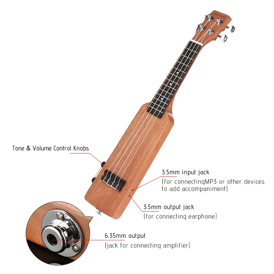 Soprano Electric ukulele - photo 4
