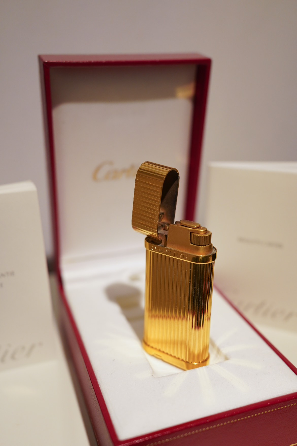 Vintage Cartier Gold Plated Lighter - photo 3