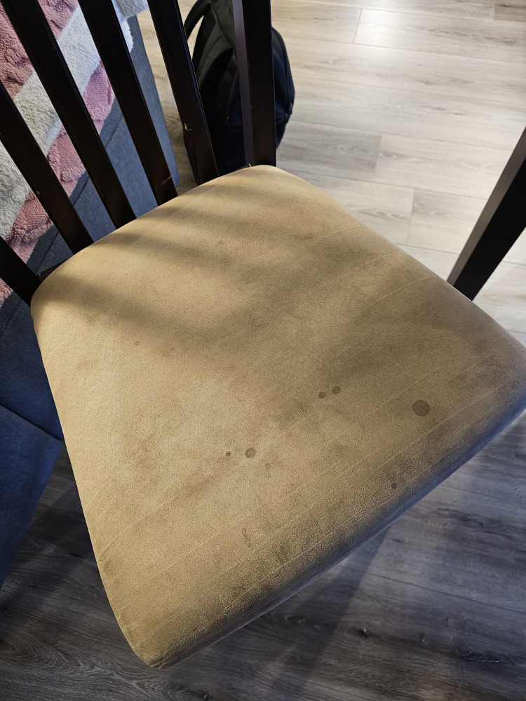 Wooden dining table set for 4 with chairs, brown image indicator(5)