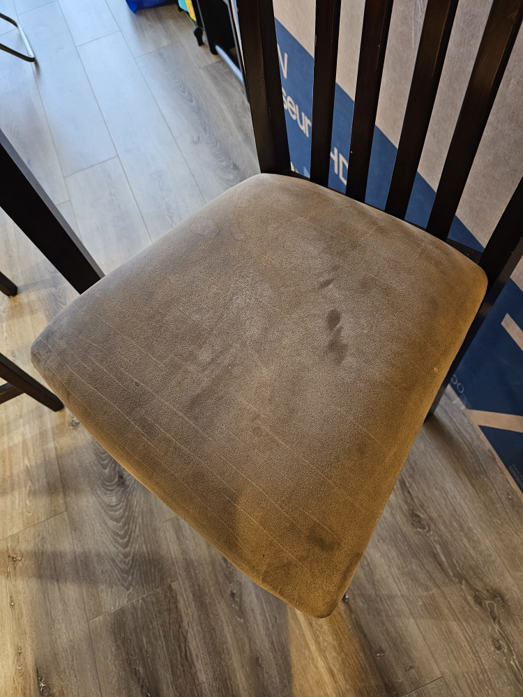 Wooden dining table set for 4 with chairs, brown image indicator(7)