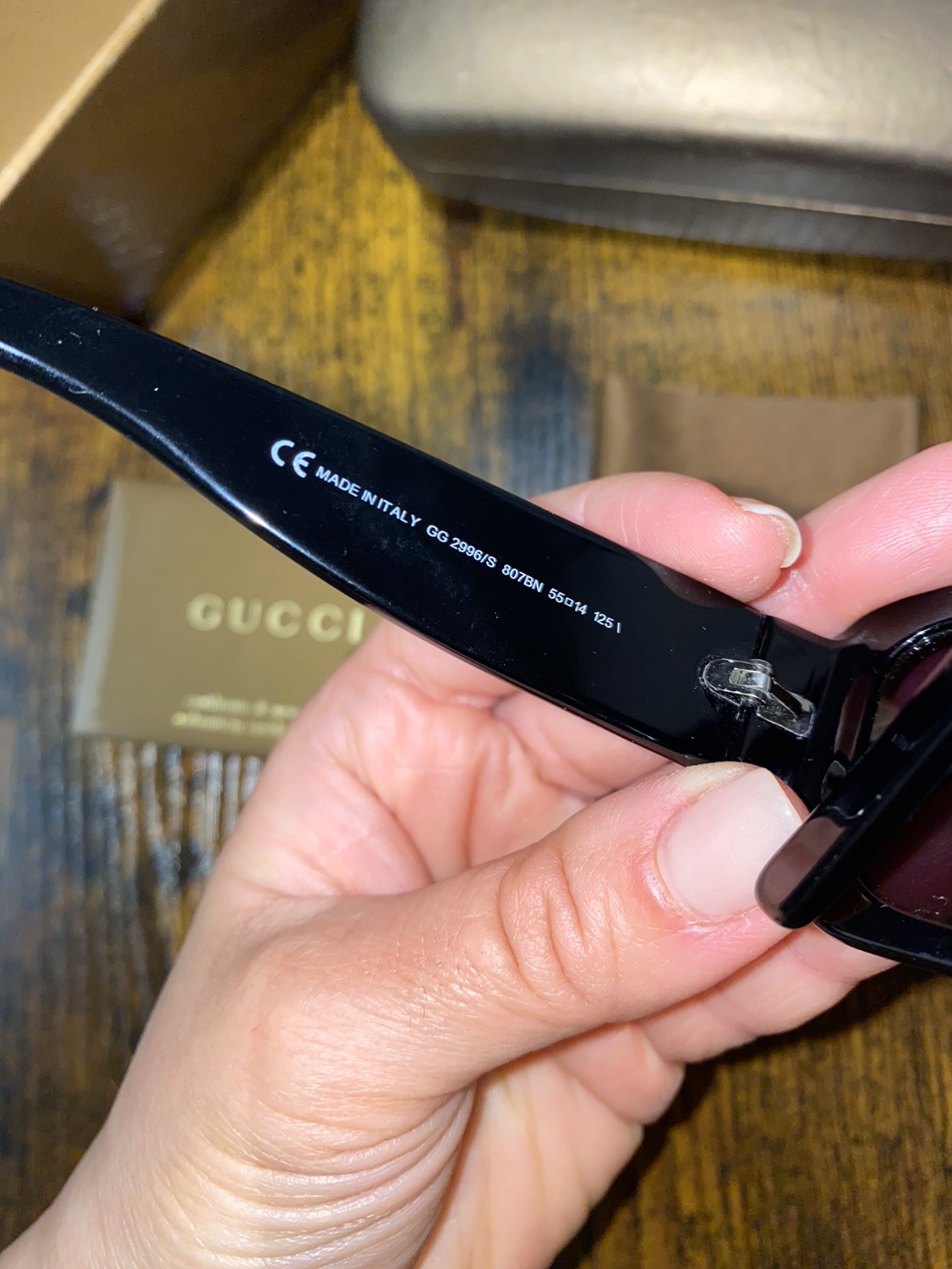 Vintage Gucci Sunglasses - 2996/S/0807 BN 55/14/125 image indicator(5)