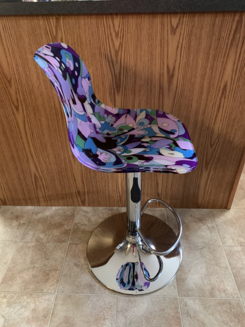 🥕Powell Jolene Abstract Barstool🥕 - photo 3