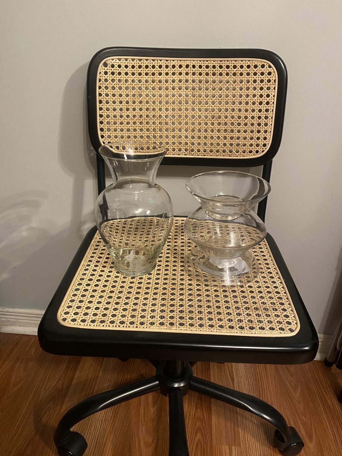 SIX GLASS VASES thumbnail