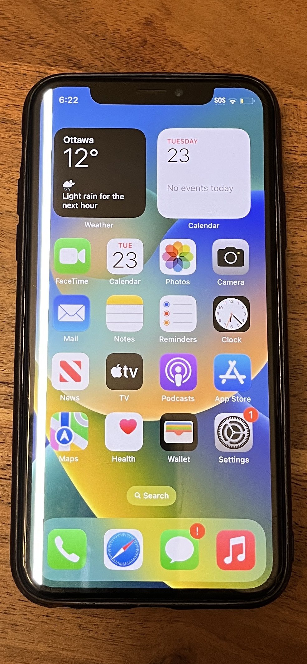 iPhone X, 64G with case thumbnail