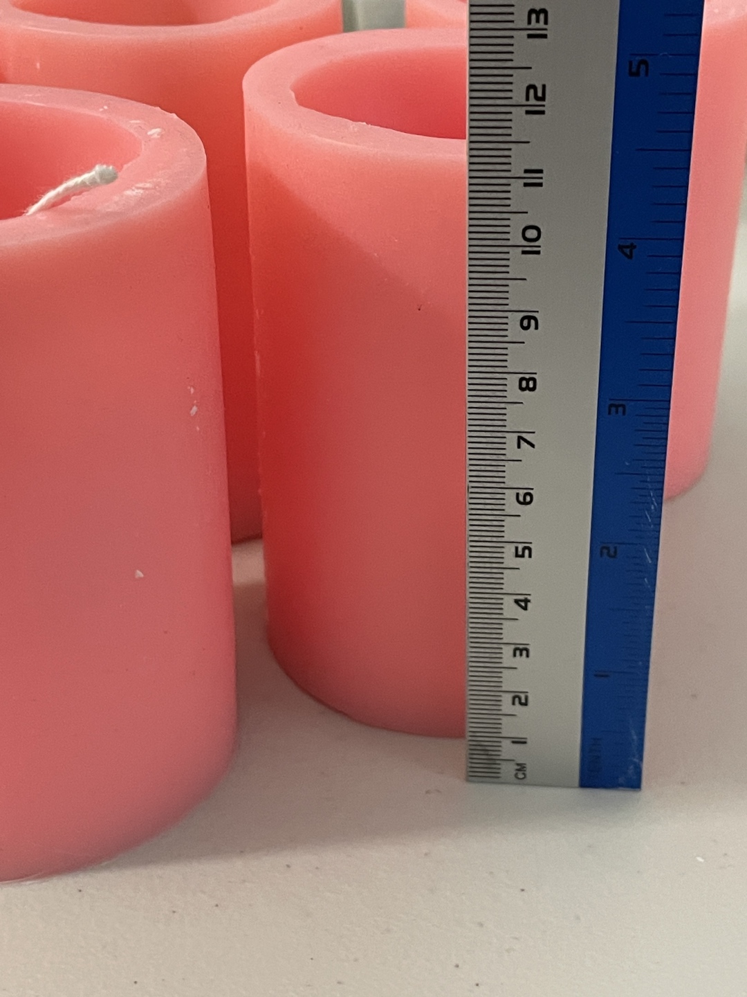 Silicone candle mold, unsymmetrical wavy design pillar - photo 4