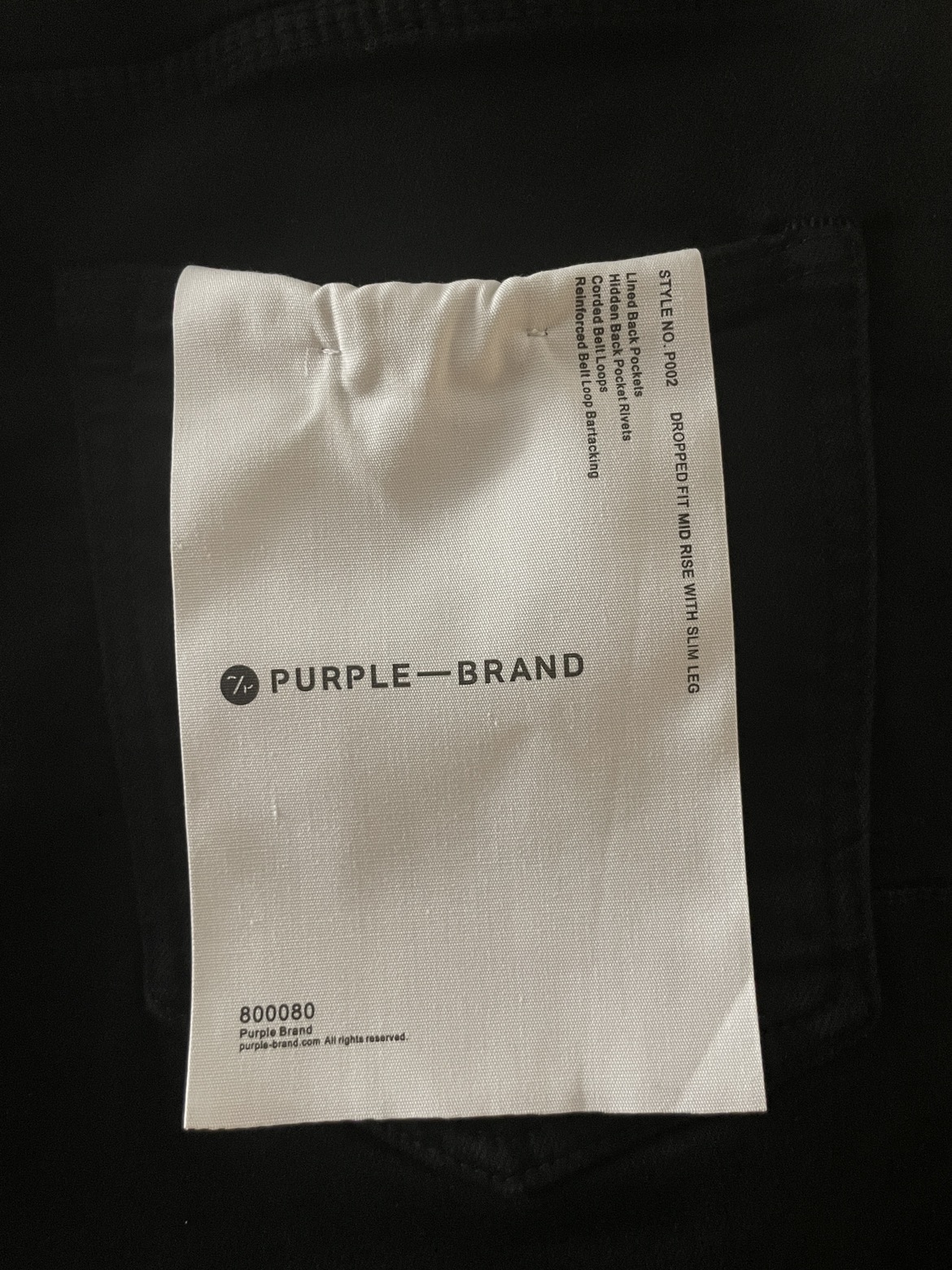 Black Purple jeans size 32 - photo 3